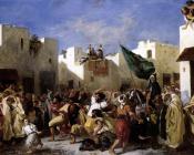 欧仁德拉克洛瓦 - The Fanatics of Tangier